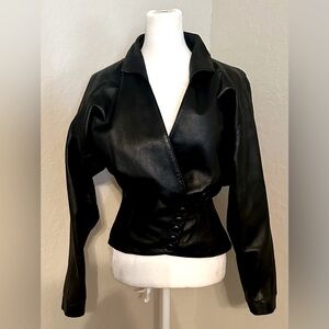 Wilsons Leather Black Jacket